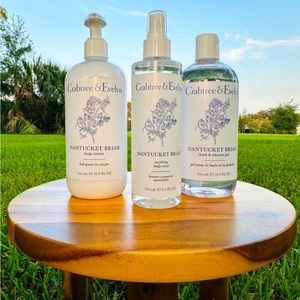 Crabtree & Evelyn Nantucket Briar 
Body Lotion • Bath & Shower Gel • Body Mist
